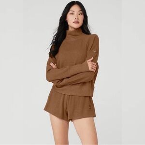 Alo Yoga Sweater waffle knit